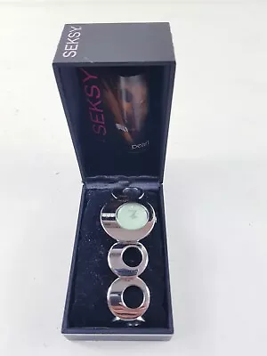 £44.99 • Buy Seksy Twilight Sekonda Green Dial Stainless Steel Bracelet Ladies Watch 