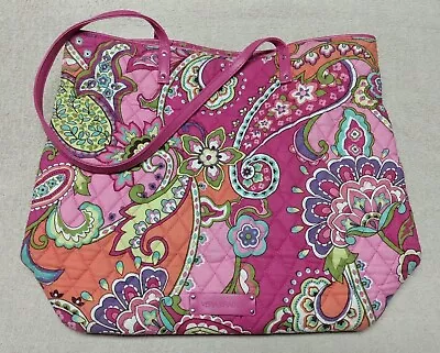 Vera Bradley - Pink Swirls - Get Carried Away Tote Large Shoulder Bag  • $21.49