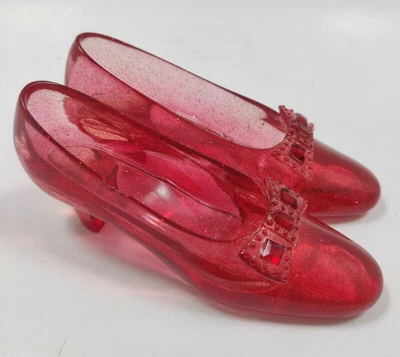 £40.29 • Buy The Wizard Of Oz Dorothy's Ruby Slippers Clear Resin Figurine Westland NEW BOXED