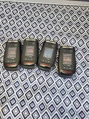 Lot Of 4 Motorola Barrage V860 Flip Cellular 3G MOTV860 • $39.99