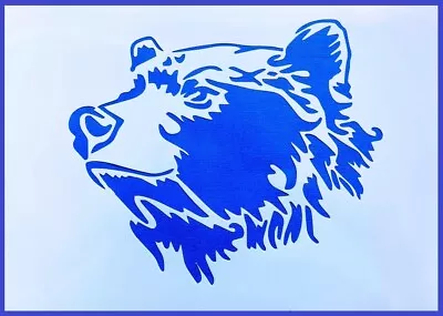 A4 Flexible Stencil *BEAR FACE* Forest Animal Painting Crafts • $11.70