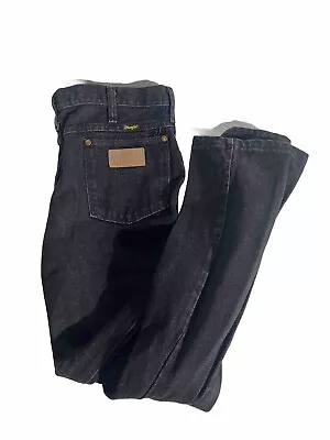 Vintage Wrangler Jeans Men's 34x32 936BLK Black Cowboy Outdoor Work • $19.95
