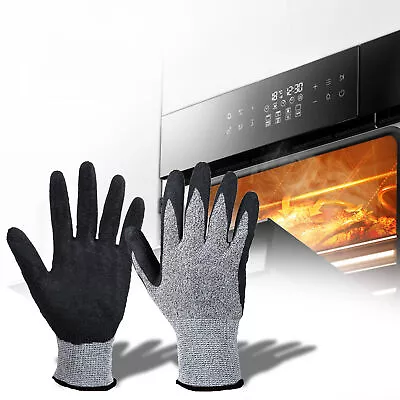 BBQ Grill Gloves Fireproof 800℃ Extreme Heat Resistant Nylon Non-Slip Oven • $15.54