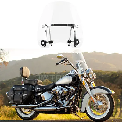 18 X16  Large Windscreen Windshield For Harley Heritage Softail Classic FLSTC • $69.45