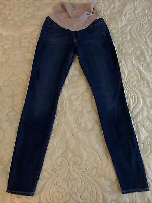 7 For All Mankind X Collection Maternity Skinny Jeans 29 Stretch Denim • $25