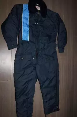 VINTAGE 80s WALLS BLIZZARD PRUF ADULT MENS SNOWSUIT COVERALLS LARGE REGULAR RARE • $64.99