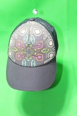 Butterfly ONEILL  Foam Trucker Hat Gray Mesh Snapback Multi-color • $9.99