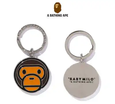 A Bathing Ape Double Ring Key Chain 2024 SS Model BABY MILO METAL Motif Japan • $55.99