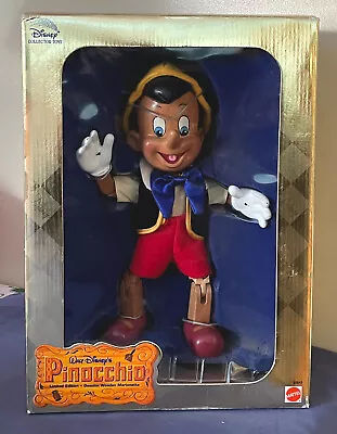 1998 Mattel Disney Limited Edition PINOCCHIO Wooden Marionette • $725.02