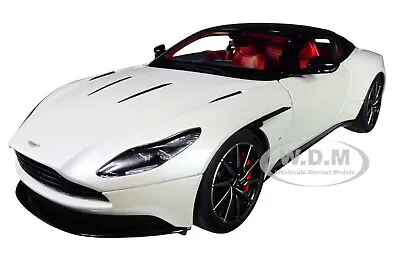 Aston Martin Db11 Met. White W/black Top & Red Interior 1/18 Car Autoart 70266 • $199.99