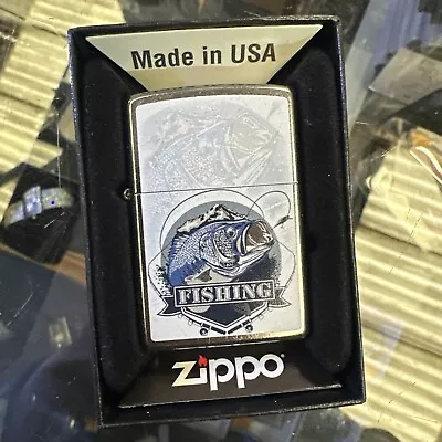 60004184 207 Bass Fishing Design Zippo • £25