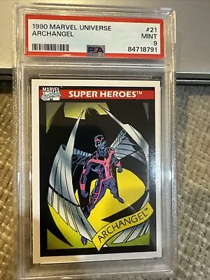 1990 Marvel Universe #21 Archangel PSA 9 • $9.99