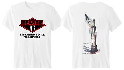 Beastie Boys Licensed To Ill Tour 1987 2 Side T Shirt Funny Vintage Gift For Men • $21.99