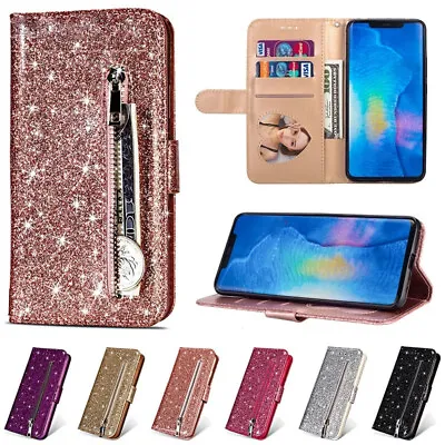 $13.65 • Buy Glitter Luxury Case For IPhone X XR XS 11 12 13 Pro Max 6 6S 7 8 Plus Card Cover