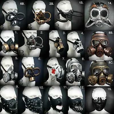 $19.95 • Buy Steampunk Respirator Gas Mask Plague Doctor Mouth Mask Masquerade Halloween Mask