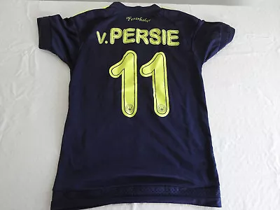 Fenerbahce SK 2015 Away Jersey #11 V. Persie Adidas Blue Shirt Size Boys 128 / S • $22.95