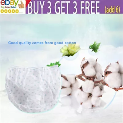 £4.47 • Buy 7pcs/Pack Disposable Non Woven Paper Brief Panties Ladies Travel Underwear Tk