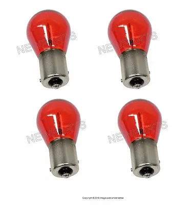 For Saab 9-3 Set Of 4 Light Bulb Red PHILIPS OEM 12767403 • $15.39