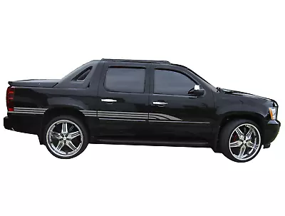 $60 • Buy Edge Side Stripes Decal Sticker Kit For Chevrolet Avalanche Bed Mat Hard Cover