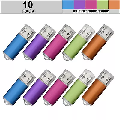 5/10Pack 2GB 4GB 8G 16G 32G USB 2.0 Pen Drive Flash Memory Stick USB Flash Drive • $11.99