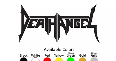 Death Angel Vinyl Decal Sticker Custom Size And Color  • $4.50
