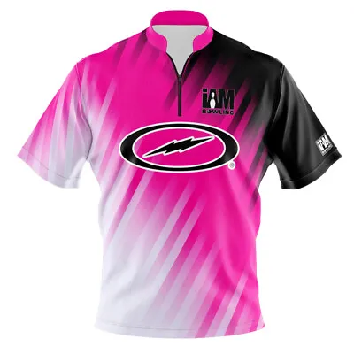 SALE Bowling Storm Pink Black White Quick Zip Bowling Jersey Size S-5XL • $9.90