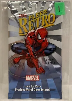 2013 Fleer Upper Deck Retro Marvel Pack Precious Metal Gems Jambalaya New #1 U.s • $2599.98