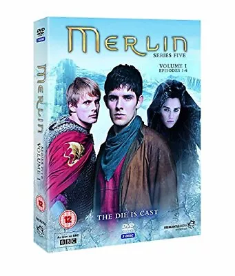 Merlin Series 5: Volume 1 [DVD] - DVD  K6VG The Cheap Fast Free Post • £3.49