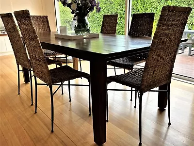 $350 • Buy Freedom Dining Chairs Set Handwoven Rattan
