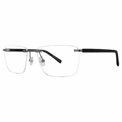 OGA Morel 10093O GN23 Ruthenium Rectangular Eyeglasses Optical Frame Rimless • $144.99