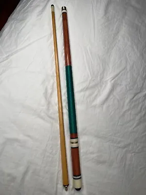 Vintage National 3 Piece Pool Cue Stick 21 Oz 57  Billiards • $59.99