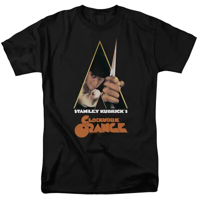 A Clockwork Orange Poster T Shirt Licensed Horror Movie Retro Tee Classic Black • $17.49