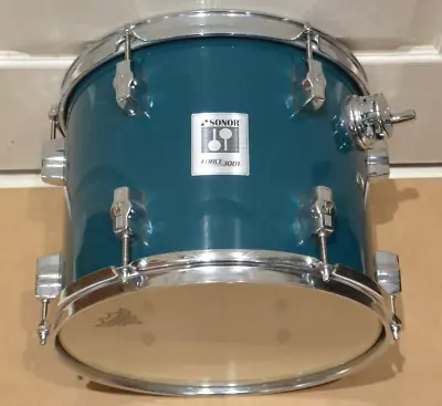 ADD This SONOR FORCE 3001 12  TOM In BLUE GREEN To YOUR DRUM SET TODAY! LOT I816 • $166.45