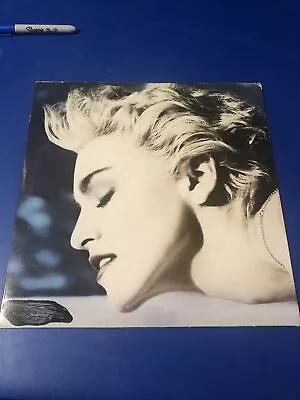 MADONNA  True Blue  LP Record Sire 1986 Acceptable CONDITION • $30.93