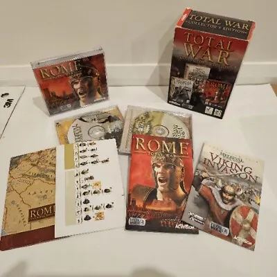 Total War Collector's Edition - Rome Medieval Viking Invasion - PC *RARE* • $39.95