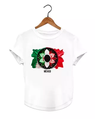 Mariachi Hat With Mexican Flag Graphic T-Shirt • $18.75