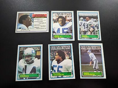 1983 Topps Football Seattle Seahawks 11 Card Team Set Easley-zorn-largent Ex-mt • $3.99