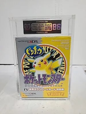 ESPORTS GRADED 86Nintendo 3DS Pokemon Pikachu Pokemon Pocket Monsters CIB • $450