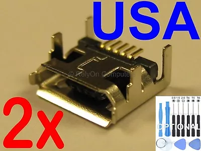 2x New Lot Of Micro USB Charging Port Charger Sync For Vizio VTAB1008 Tablet USA • $4.69