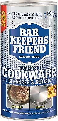 £8.99 • Buy Bar Keepers Friend Kitchen Cookware Stainless Steel Cleaner Limescale Remover