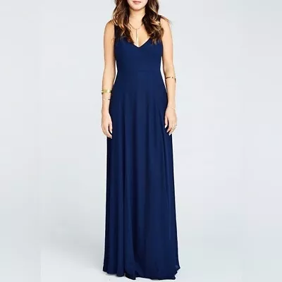 Show Me Your Mumu Navy Blue Jenn Maxi Dress Size Small • $19.99