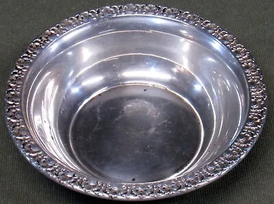 Unknown Sterling Silver Mint Nut Bowl Dish 59.3 Grams 5 3/8  FREE Shipping! • $60
