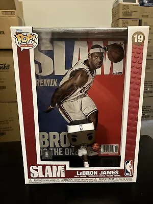 NBA SLAM LeBron James Funko Pop! Cover Figure #19 With Case • $29.99