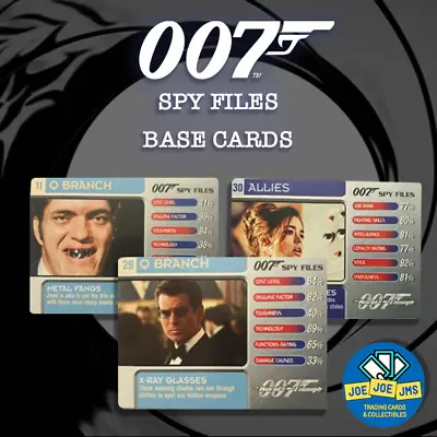 £0.99 • Buy 2002 James Bond 007 Spy Files - Pick Cards - Allies Locations Villains Q Branch 