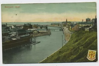 The Quay Maryport Cumberland Vintage Postcard O5 • £3.99