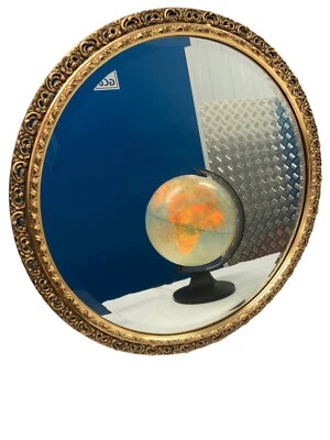 £49.99 • Buy Round Mirror Gold Framed Circle Vintage Rococo Baroque Style Ornate 57 Cm Large