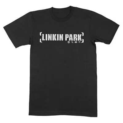 Linkin Park T-Shirt Bracket Logo Rock Band New Black Official • £15.95