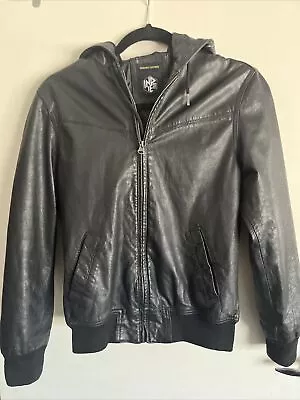 Indie By Industrie Leather Jacket With Hood • $125