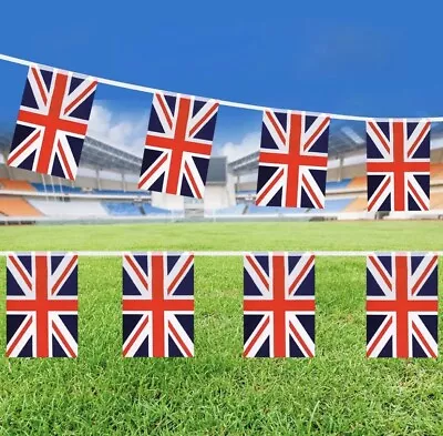 Union Jack Bunting 10M National Celebrations NEW UK Flags England Garden Party • £4.99