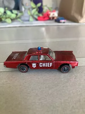 Vintage Hot Wheel Red Line Fire Dept. Chief Car 1960's • $21.95